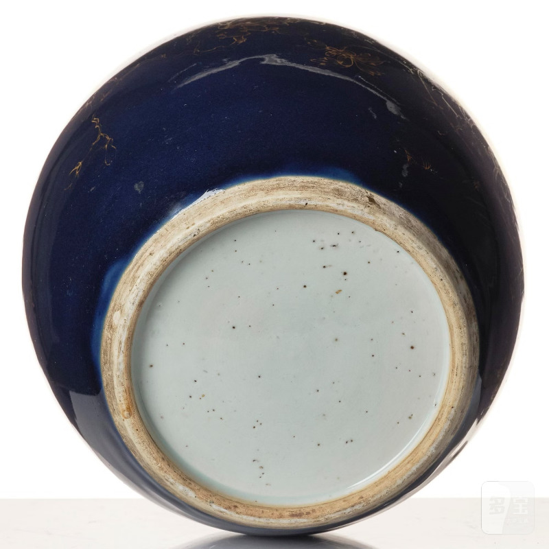 A blue glazed jar, - 图8
